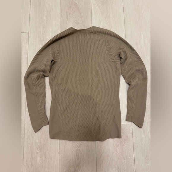 Arc’teryx Hallam Merino Wool Crew Neck Midlayer - Women’s XS Beige - Picture 7 of 7
